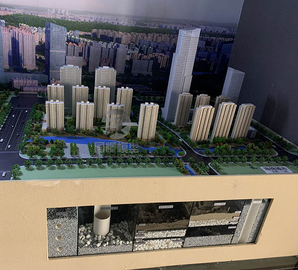 巴塘县建筑模型